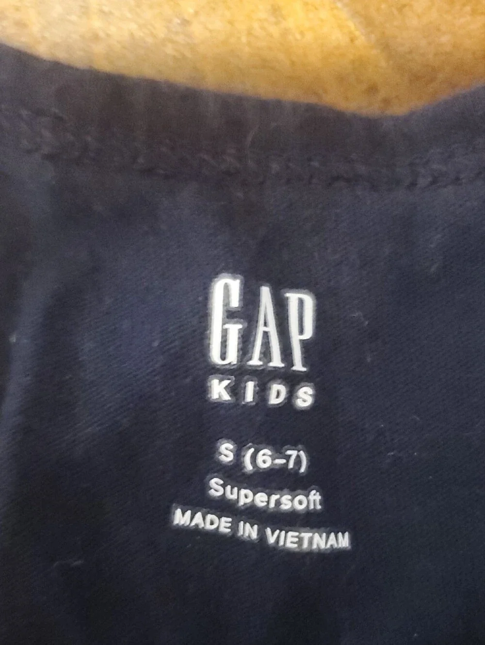 GAP Navy Tank with Silver Sequin Logo Detail